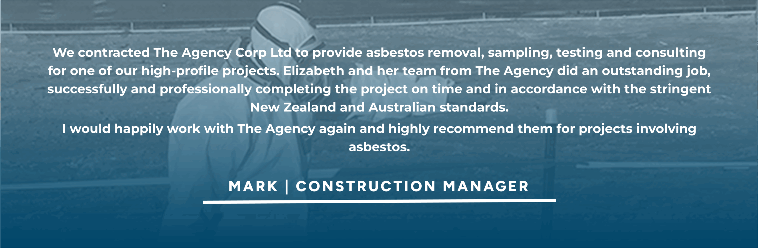 The Agency Corp Testimonial - Mark - Construction Manager