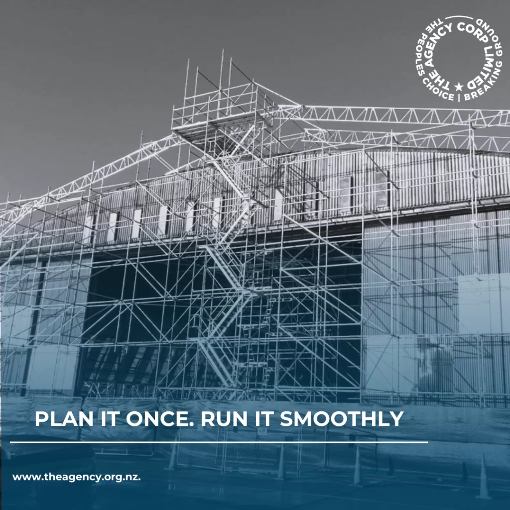 construction project management coordination on site